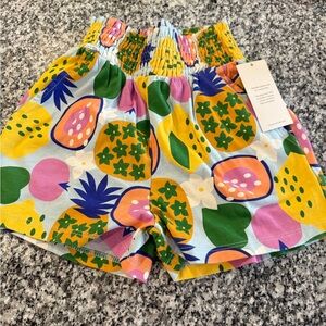 Colorful Kids Fruit shorts Tea 3T